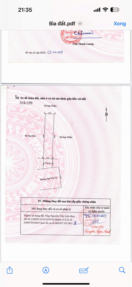Bán 505m2 đất mặt đường Ngô Gia Tự phường Đằng Lâm quận Hải An Hải Phòng