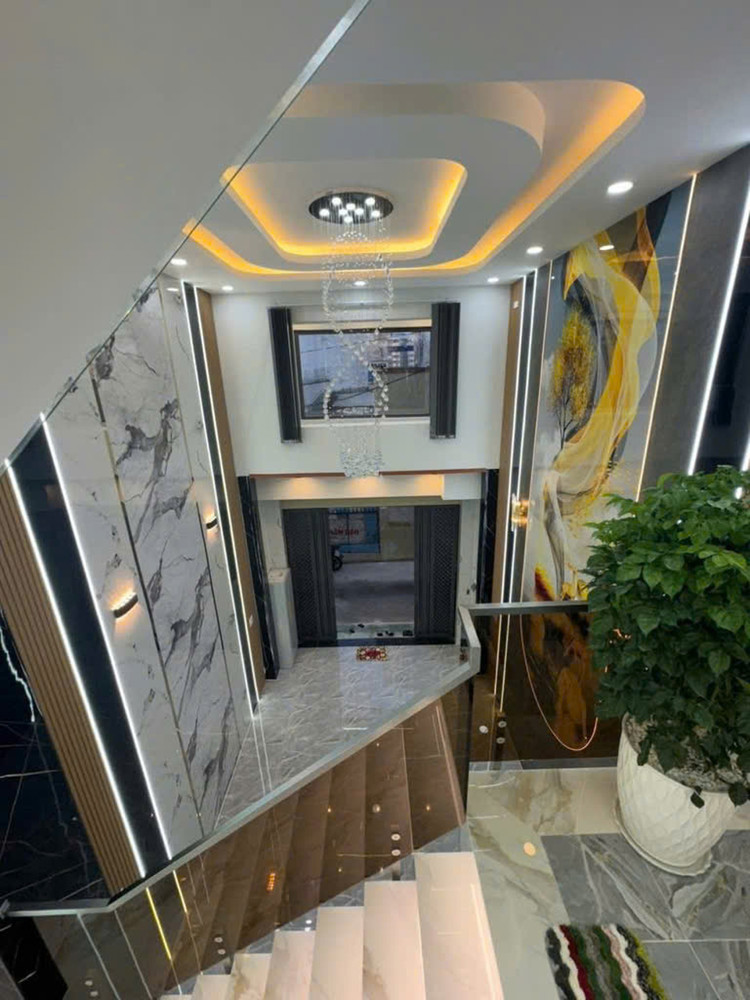 L1633 ⭐️ Nhà mới Lâm Thị Hố Q12, SHR, Vuông, HXH, 5 tầng, 4x14m, 6.x tỷ x nhỏ