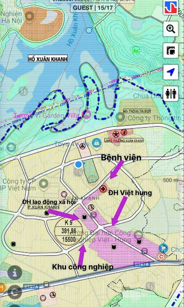 ĐẤT ĐẸP GIỮA ĐÔ THỊ - HÒA LẠC - PHƯỜNG XUÂN KHANH - THỊ XÃ SƠN TÂY- HÀ NỘI