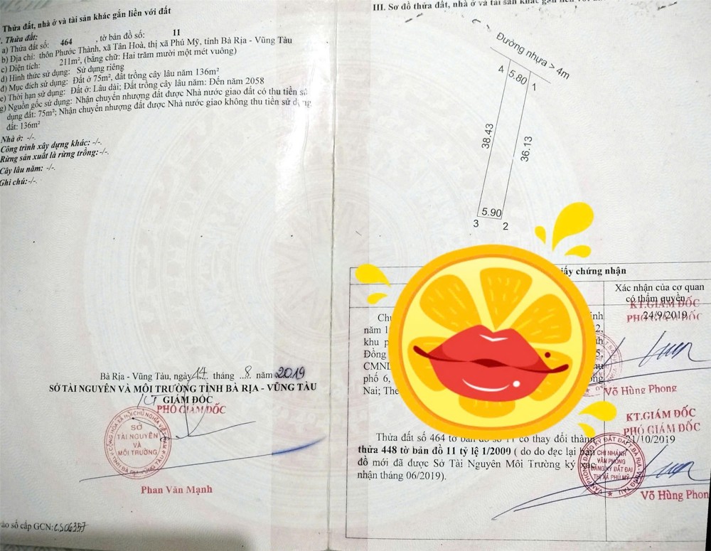 ĐẤT ĐẸP - GIÁ TỐT - Bán GẤP Lô Đất Tiềm Năng Tại Xã Tân Hòa Phú Mỹ, Bà Rịa Vũng Tàu