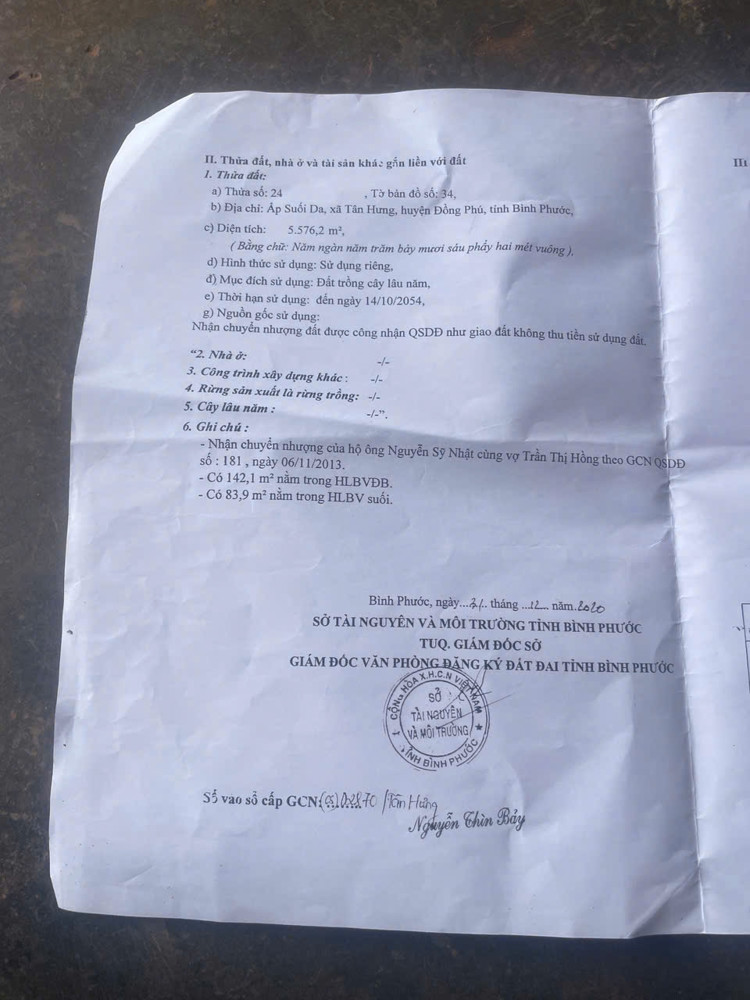 CHÍNH CHỦ  CẦN BÁN 4 MẪU ĐẤT SÁT TRỤC ĐƯỜNG - DT 753  ĐỒNG PHÚ, BÌNH PHƯỚC CHỈ 8 TỶ/MẪU