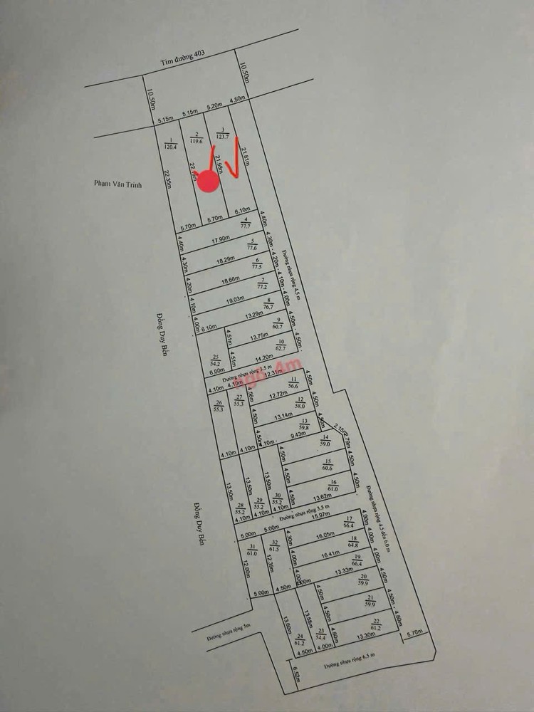 F0 MẶT ĐƯỜNG 403 – 117M² NGANG 5,15M, NỞ HẬU 5,8M – ĐIỂM KINH DOANH ĐẸP – ZALO 0567 222 555