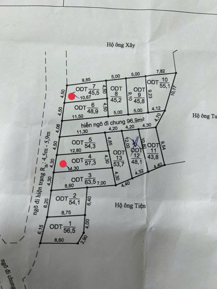 MỞ BÁN 13 LÔ F0 NGÕ 100 TƯ THỦY – HẠ TẦNG NHỰA 5M – GIÁ CHỈ TỪ 8XX TRIỆU – ZALO 0567 222 555