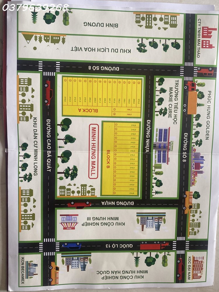 BÁN ĐẤT GIÁ RẺ-  CÓ THỔ CƯ- SỔ SẴN- GẦN KCN MINH HƯNG- GIÁ CHỈ TỪ 595TR