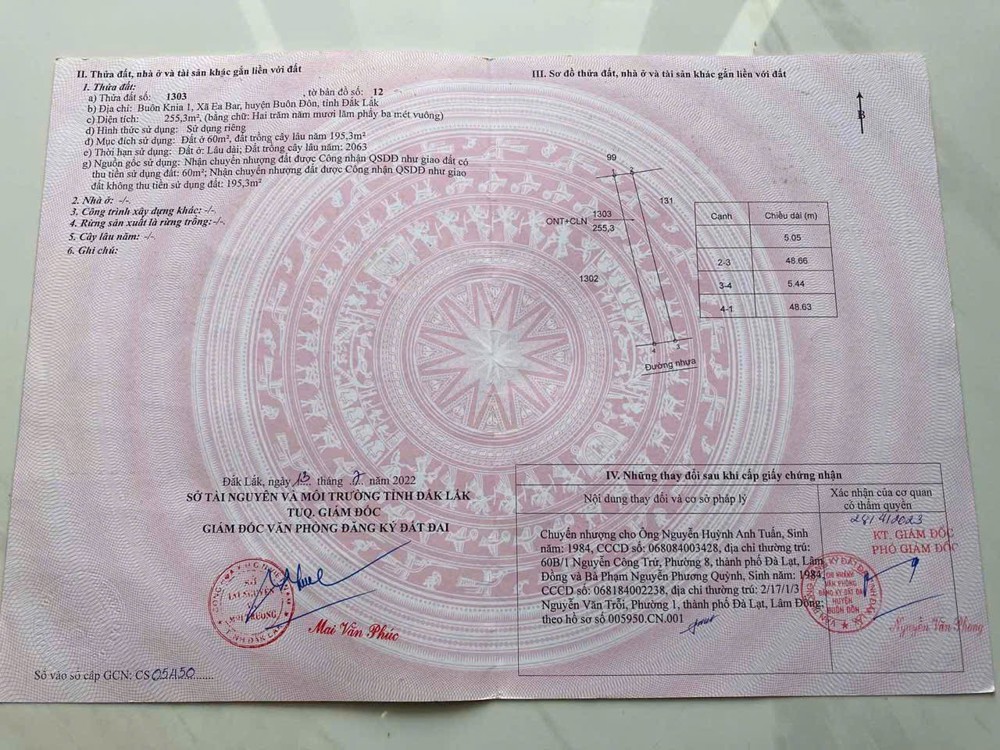 ĐẤT ĐẸP – GIÁ ĐẦU TƯ  - CẦN BÁN 2 LÔ ĐẤT TẠI Xã Ea Bar, Huyện Buôn Đôn, Tỉnh Đắk Lắk