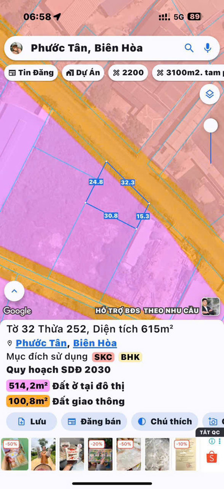 Bán đất full SKC ngay đường Chu Mạnh Trinh
Phước Tân, Biên Hoà-0909808615