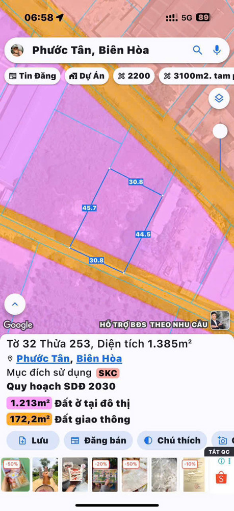 Bán đất full SKC ngay đường Chu Mạnh Trinh
Phước Tân, Biên Hoà-0909808615