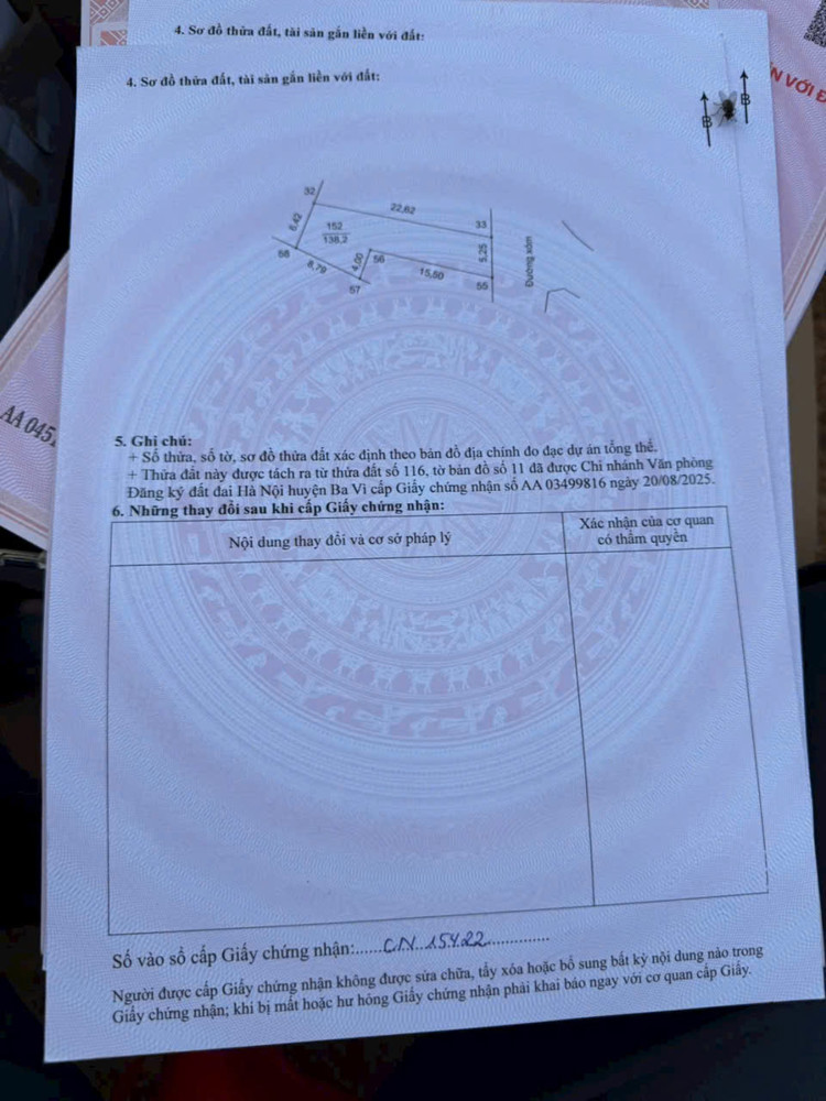 BÁN ĐẤT BA VÌ, HÀ NỘI-SIÊU RẺ-XÂY NHÀ Ở LUÔN-SỔ ĐỎ ĐẸP-GIÁ 350TR