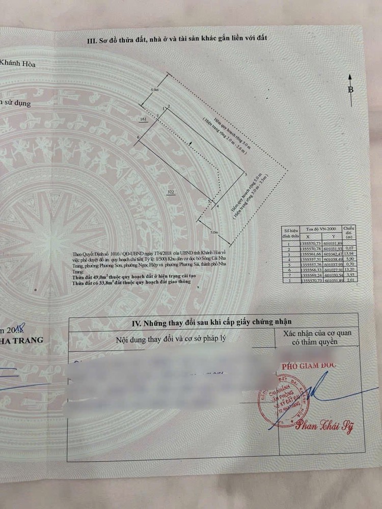 BÁN ĐẤT LÔ GÓC HẺM Ô TÔ 12 NGỌC HIỆP ĐƯỜNG Ô TÔ PHƯỜNG TÂY NHA TRANG