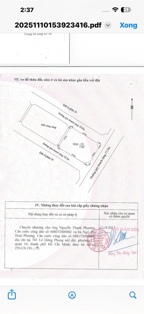 ĐẤT ĐẸP – GIÁ TỐT - CẦN BÁN LÔ ĐẤT KĐT Phước Trạch - Phước Hải ,Hội An, Quảng Nam
