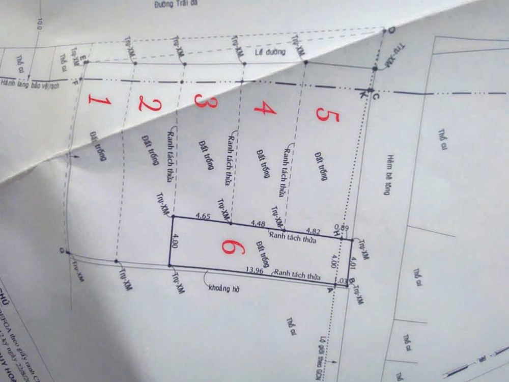 SỈ GẤP 6 LÔ ĐẤT SHR THẠNH LỘC 02 – CÁCH QL1A CHỈ 79M – GIÁ SIÊU MỀM