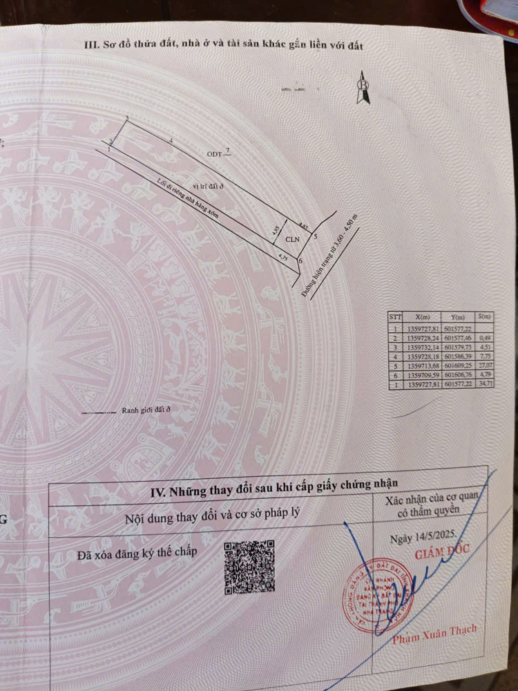 BÁN ĐẤT 2 MẶT TIỀN THOÁNG ĐẸP – CÁCH ĐƯỜNG 2/4 CHỈ 50M – PHƯỜNG VĨNH HẢI, NHA TRANG