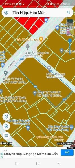 Bán nha mặt tiền 8.318m2 gia 175 tỷ Đường Dương Công Khi