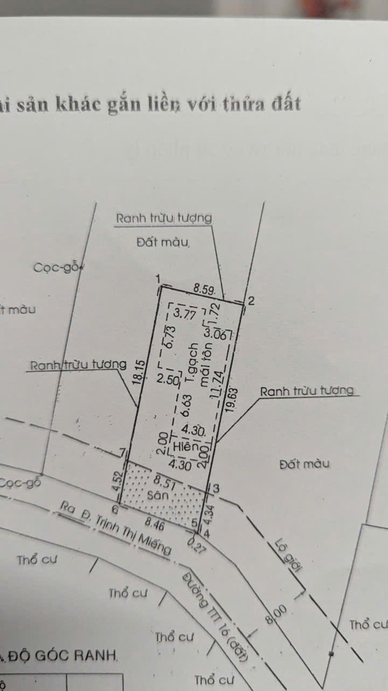 ĐẤT ĐẸP – GIÁ TỐT  – CHÍNH CHỦ CẦN BÁN Tại 70/5, Đường Thới Tam Thôn 16, Xã Thới Tam Thôn