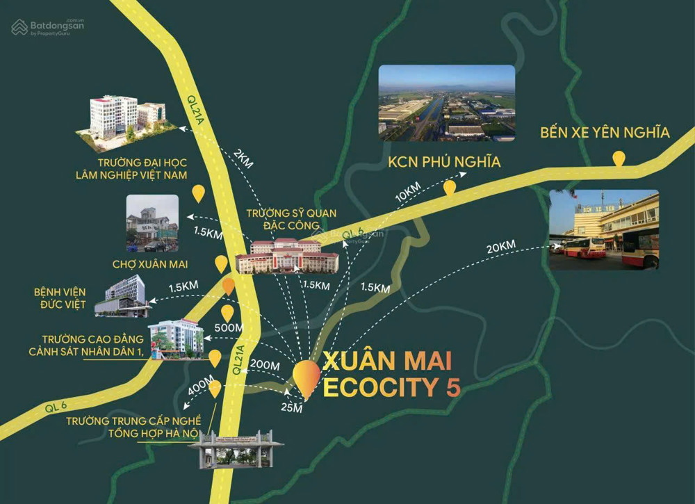 Siêu phẩm Xuân Mai đất 2 mặt tiền, ngõ ô tô tránh, giá chỉ 20tr/m2