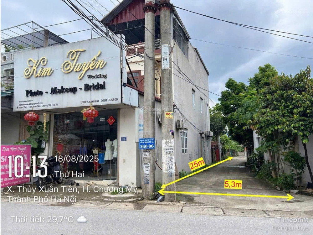 Siêu phẩm Xuân Mai đất 2 mặt tiền, ngõ ô tô tránh, giá chỉ 20tr/m2