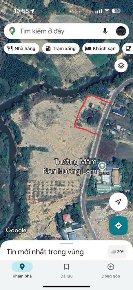 Đất nền vi trí đẹp. thuận lợi cho xây nhà máy, thuê kho trữ sầu riêng