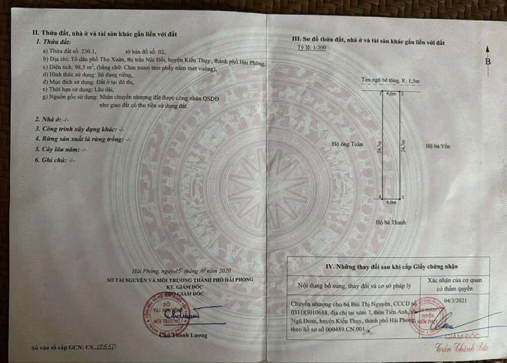 Trung tâm Núi Đối – 98.5m² giá rẻ 1x triệu/m²  ZALO 0567 222 555