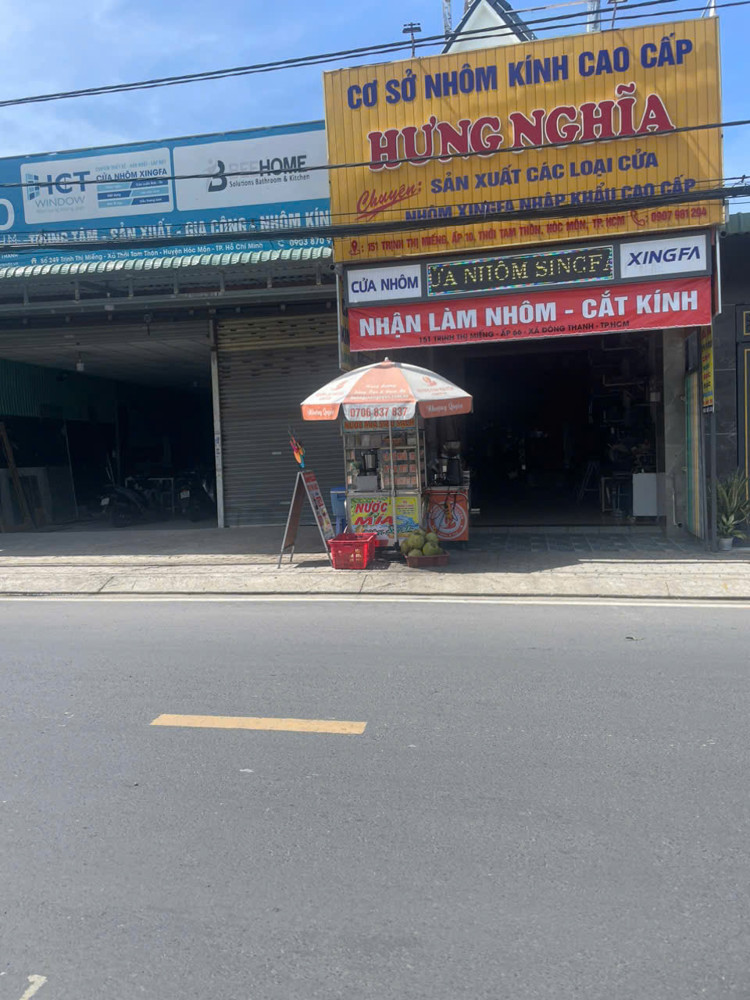 HÀNG HIẾM TRUNG TÂM HÓC MÔN – MẶT TIỀN TRỊNH THỊ MIẾNG NHỰA THÔNG – GIÁ TỐT BẤT NGỜ