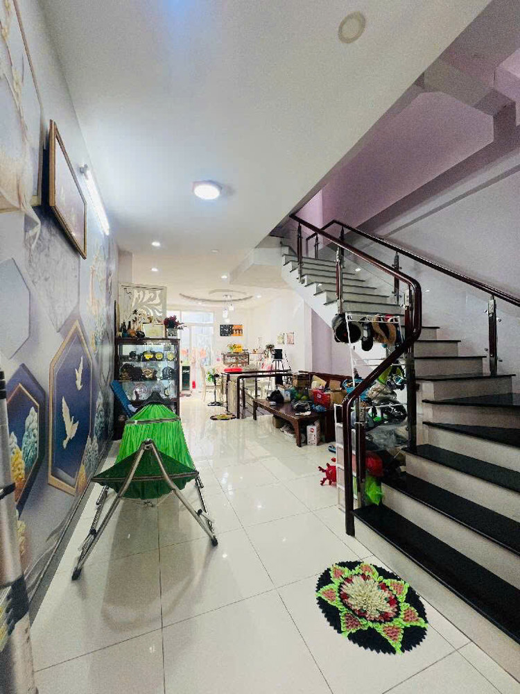 BÁN NHÀ MẶT TIỀN 12M, 90M2 5 TẦNG, KDC NAM HÙNG VƯƠNG - BÌNH TÂN