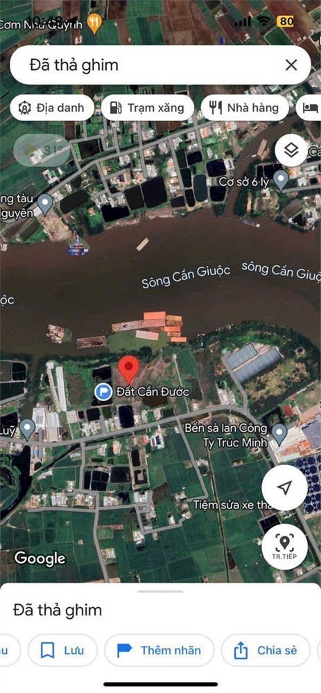 Sang nhượng lại dự án Bến Cảng thủy Nội Địa, 
tại Phước Đông - Cần Đước - Long An-0909808615