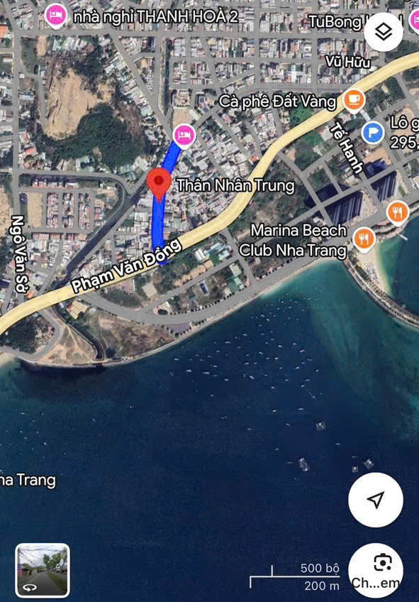 LÔ ĐẤT 2 MẶT TIỀN – ĐƯỜNG THÂN NHÂN TRUNG, BẮC NHA TRANG 
Vị trí đắt giáDiện tích: 90.2m² công