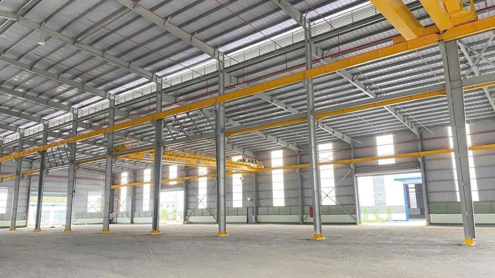 cho thuê 6.000m² nhà xưởng ngoài kcn – bầu bàng, bình dương  pccc tự động – điện 560 kva – có cầu