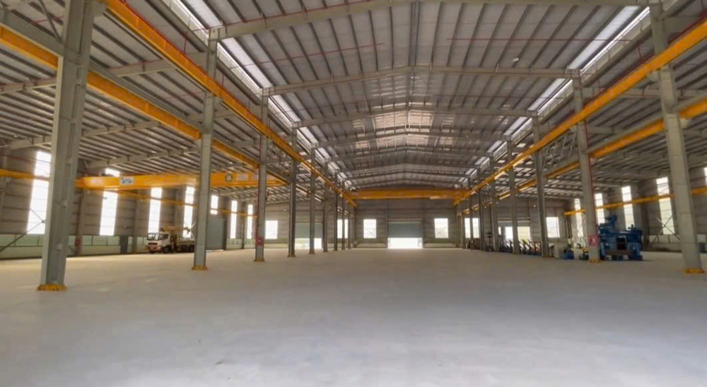cho thuê 6.000m² nhà xưởng ngoài kcn – bầu bàng, bình dương  pccc tự động – điện 560 kva – có cầu
