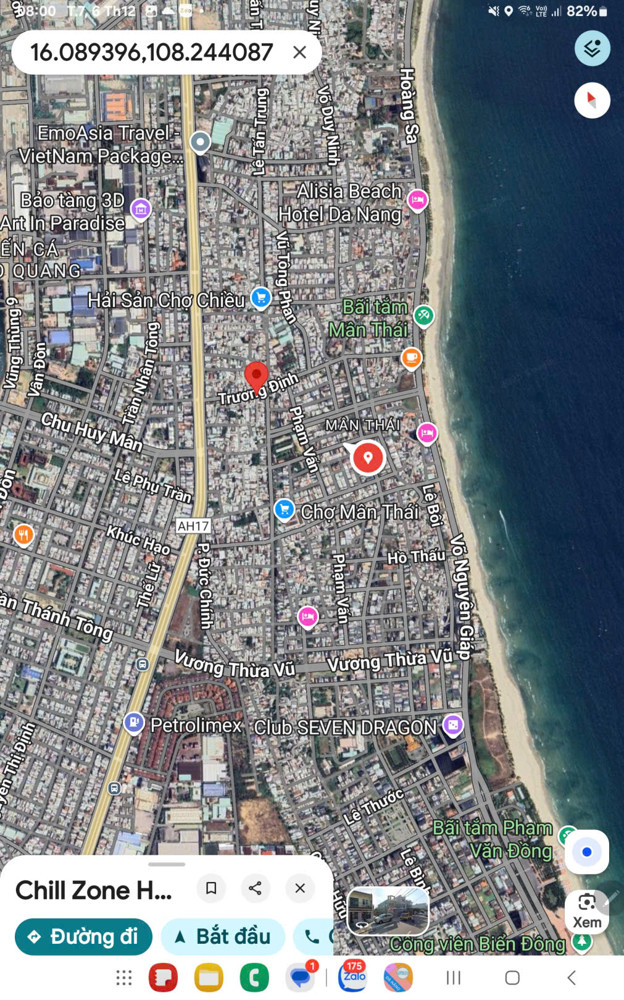 ĐẤT ĐẸP – GIÁ TỐT –  CẦN BÁN ĐẤT Đường Trương Định, Phường Mân Thái, Quận Sơn Trà, Đà Nẵng