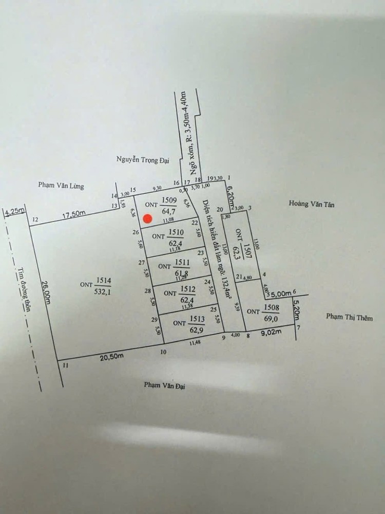 LÔ F0 GIÁ HIẾM – ĐƯỜNG NHỰA 5M – 1,2xx TỶ  ZALO 0567 222 555