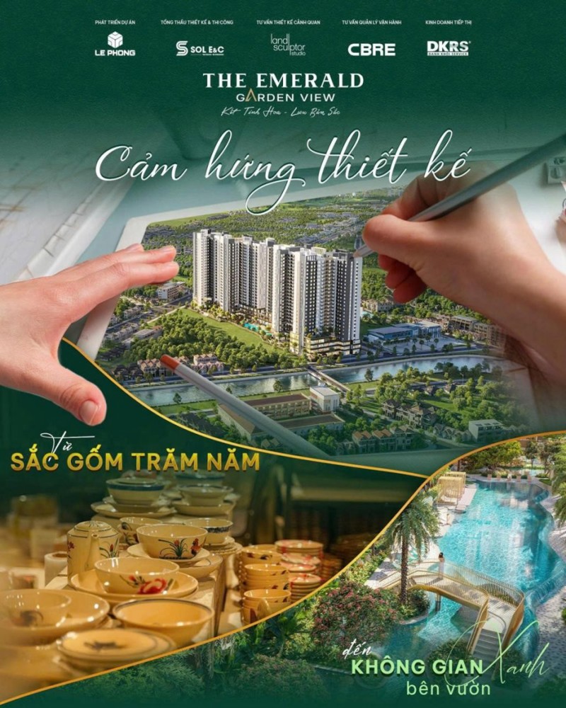 EMERALD GARDEN VIEW cỉ 35tr/m2 Căn hộ xanh chuẩn sống đôi giữa lòng Thuận An