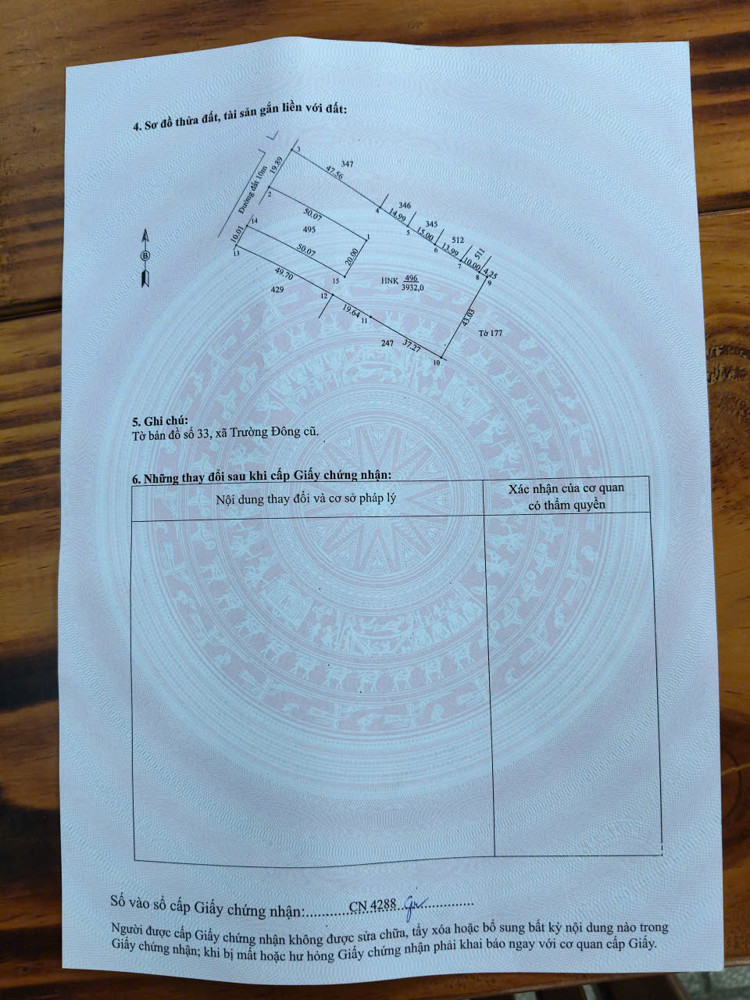 Đất Tây Ninh 1000m2 giá 745 triệu sổ hồng