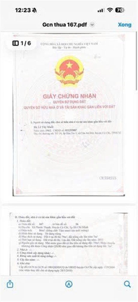 Bán ĐẤT TẶNG NHÀ CHÍNH CHỦ Ngay Đường Tỉnh Lộ 7, Xã Phước Thạnh, Huyện Củ Chi - HCM