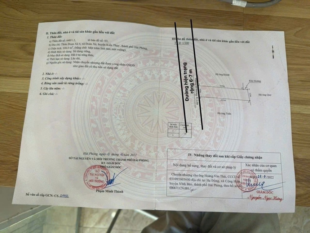 LÔ ĐOÀN XÁ 4 – MẶT ĐƯỜNG NHỰA 6M – GIÁ CHỈ 2.2X TỶ – ĐÓN SÓNG CẢNG BIỂN  ZALO 0567 222 555