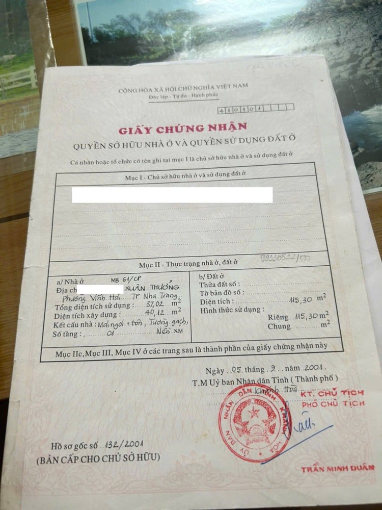 BÁN NHÀ 2 TẦNG HẺM MAI XUÂN THƯỞNG PHƯỜNG BẮC NHA TRANG