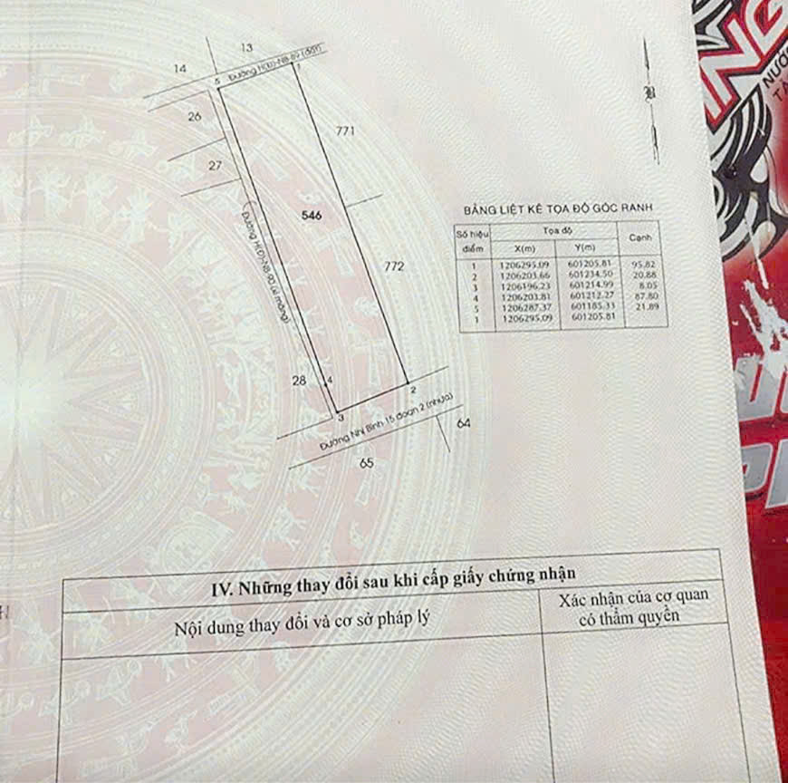 SIÊU PHẨM (21x100) 3 MẶT TIỀN NHỊ BÌNH 15 – ĐƯỜNG CONTAINER – GIÁP Q12