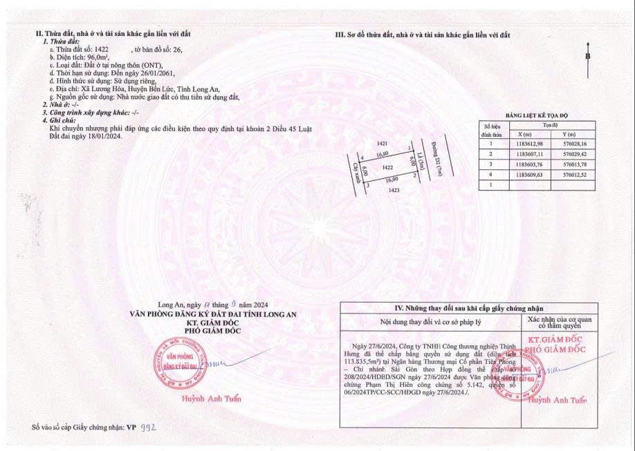 ĐẤT ĐẸP  CẦN BÁN Nhanh Đất Nền Đẹp ĐỐI DIỆN TRƯỜNG HỌC Xã Lương Hòa, Bến Lức, Long AN