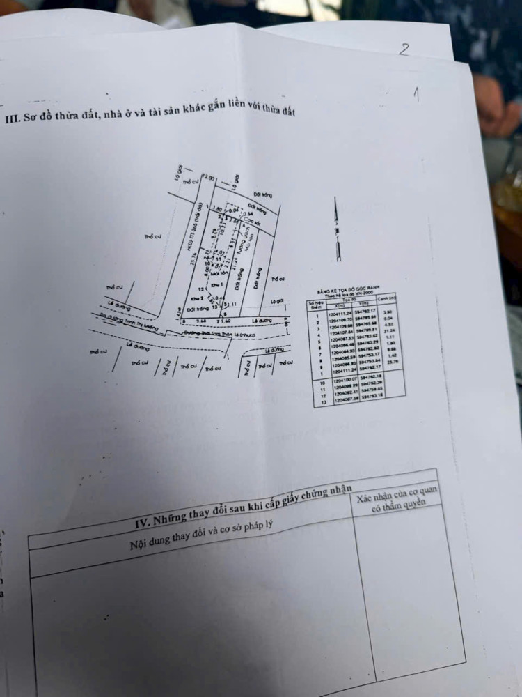 LÔ GÓC 2 MẶT TIỀN TTT16 – HÓC MÔN 
VỊ TRÍ ĐẸP – GẦN SÂN VẬN ĐỘNG THỚI TỨ – XÂY BIỆT THỰ / KHO