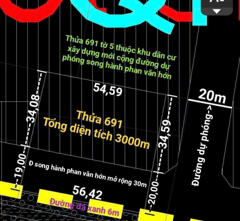 Siêu Lô Đất Quy Hoạch Khu Dân Cư – Mặt Tiền Đường 6M Xã Xuân Thới Thượng