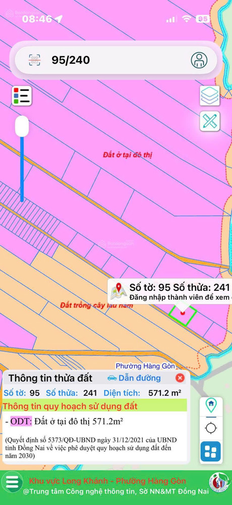 Đất Nền Quy Hoạch Thổ Cư Phù Hợp Phân Lô, Nên Biệt Thự Tại P. Xuân Tân