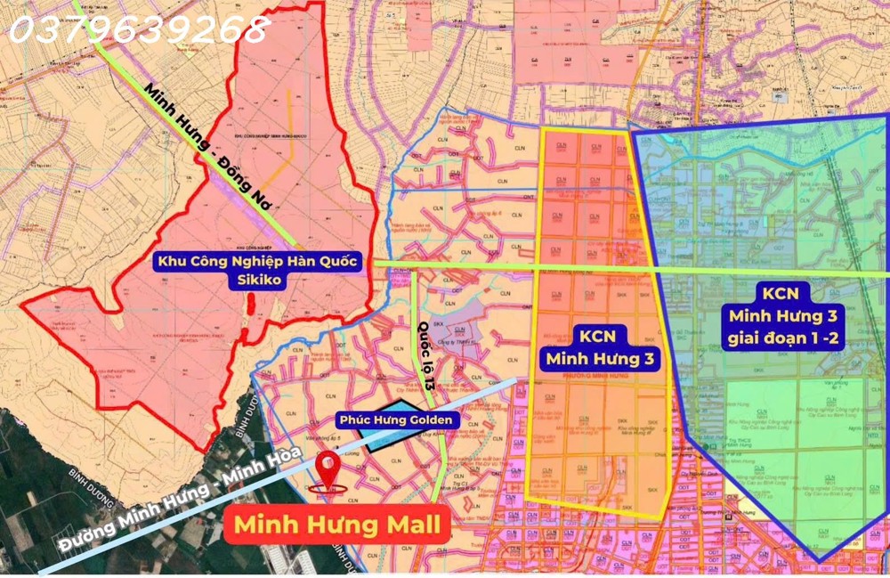 🔥 Chỉ 595 triệu – Sở hữu ngay lô đất trong lòng KCN Minh Hưng 3 – Cọc 50tr nhận ưu đãi 20 triệu!