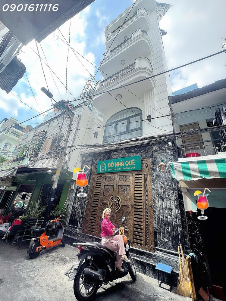 BÁN NHÀ MẶT TIỀN ĐƯỜNG SỐ ĐƯỜNG VĨNH HỘI QUẬN 4 - XE HƠI ĐẬU CỬA NGÀY ĐÉM