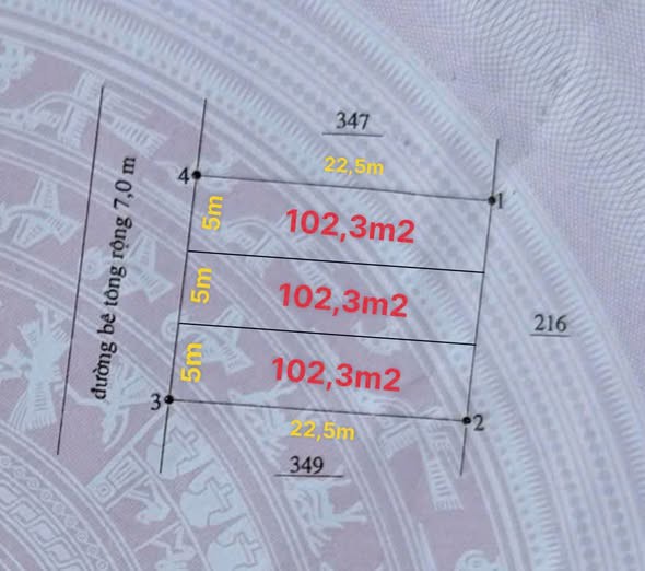 BÁN 307m² FULL THỔ SUỐI TIÊN – TÁCH ĐƯỢC 3 LÔ ĐẸP