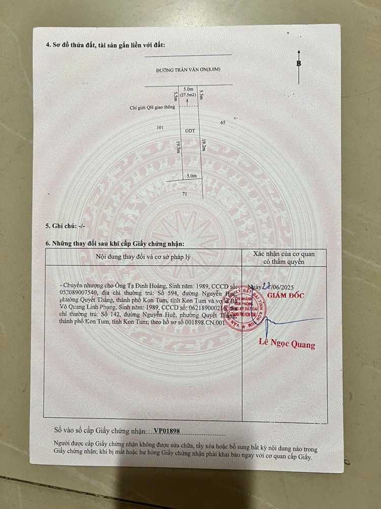 NHÀ ĐẸP – GIÁ TỐT –CẦN BÁN NHÀ MẶT TIỀN TẠI Đường Trần Văn ơn, P.Trường Chinh TP. Kon Tum, Kon Tum