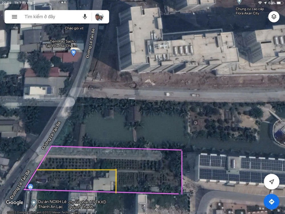 CHÍNH CHỦ Cần Bán Đất MT 221 Lê Tấn Bê, P. An Lạc, Q Bình Tân, TP Hồ Chí Minh