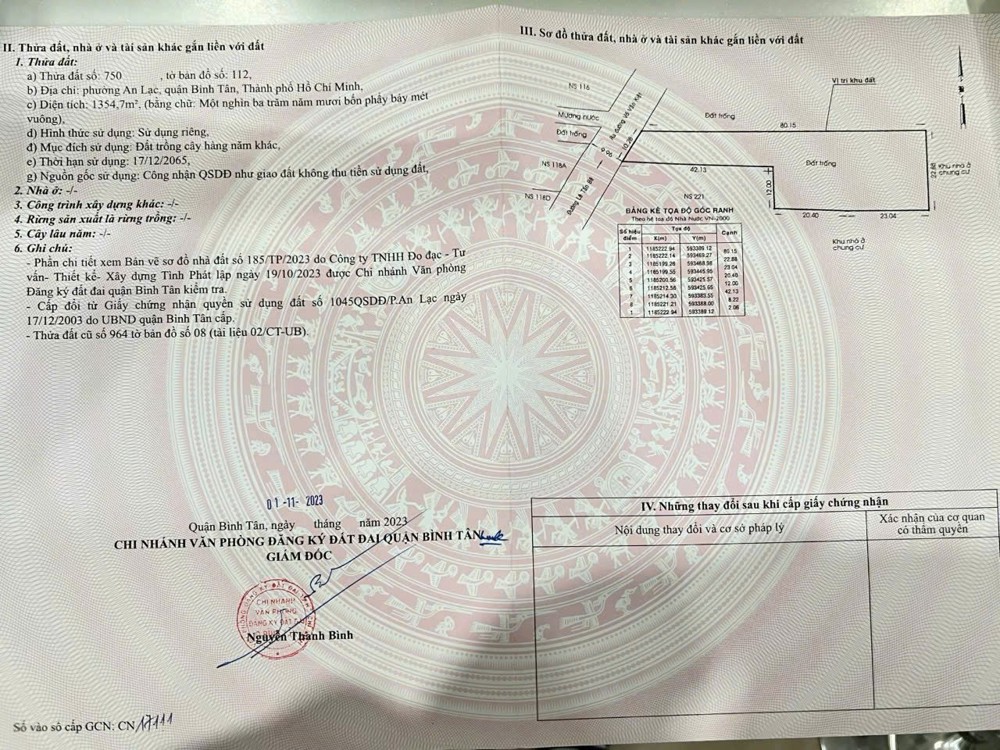 CHÍNH CHỦ Cần Bán Đất MT 221 Lê Tấn Bê, P. An Lạc, Q Bình Tân, TP Hồ Chí Minh