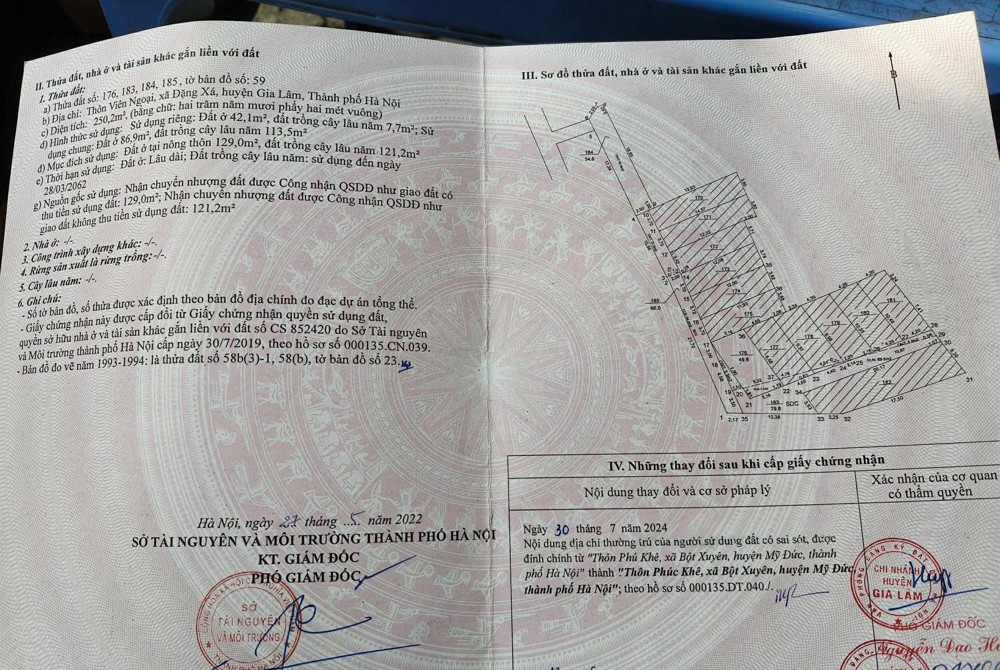 CẦN BÁN 50 M2 ĐÂT ĐẶNG XÁ - GIA LÂM, GIÁ ĐẦU TƯ, LIÊN HỆ 0985865658