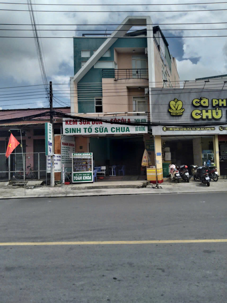 CHÍNH CHỦ CHO THUÊ NHÀ MẶT TIỀN QUỐC LỘ 62 – NGAY NGÃ TƯ CHỢ PHƯỜNG 2