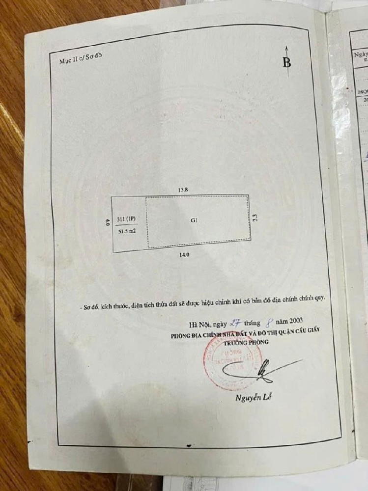 NHÀ ĐẸP LỘNG LẪY-TRUNG TÂM CẦU GIẤY – NGÕ THÔNG, NÔNG – Ô TÔ CÁCH 30M – GIÁ HỢP LÝ _52 M2