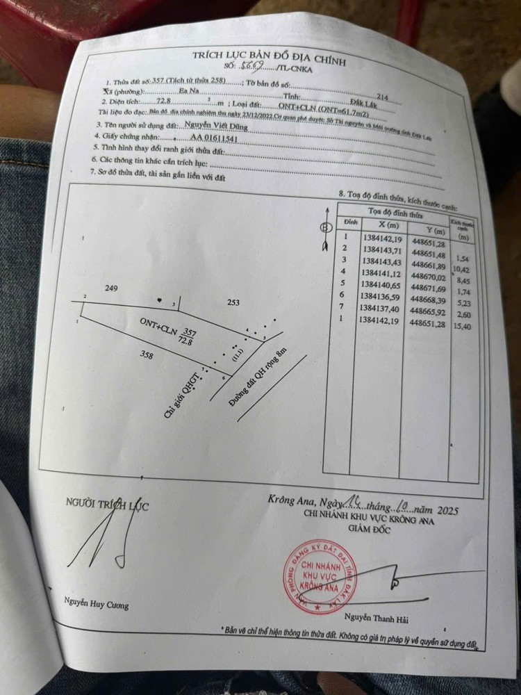 HOT Chỉ 170 triệu sở hữu cho mình 1 lô đất full thổ cư đường bê tông tại xã Eana tỉnh Đăk lăk